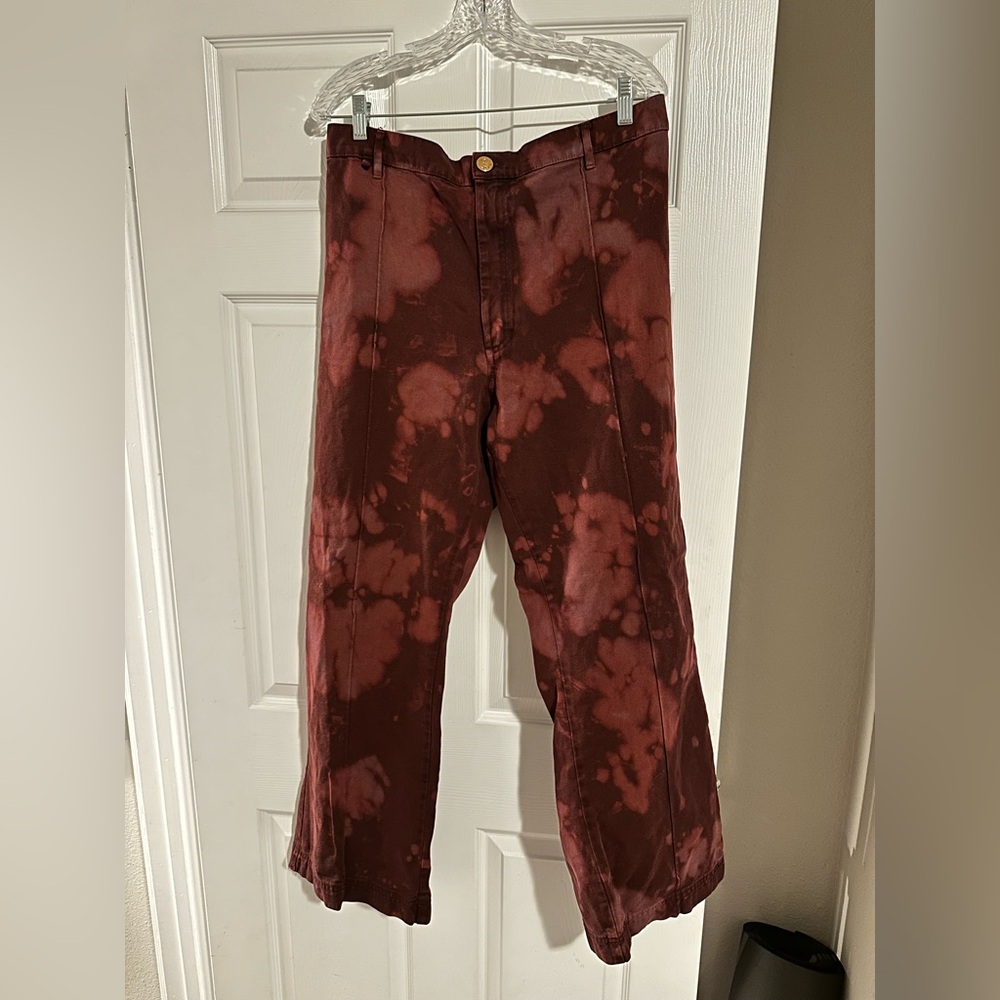 Big Bud Press Maroon Tie-Dye Pants